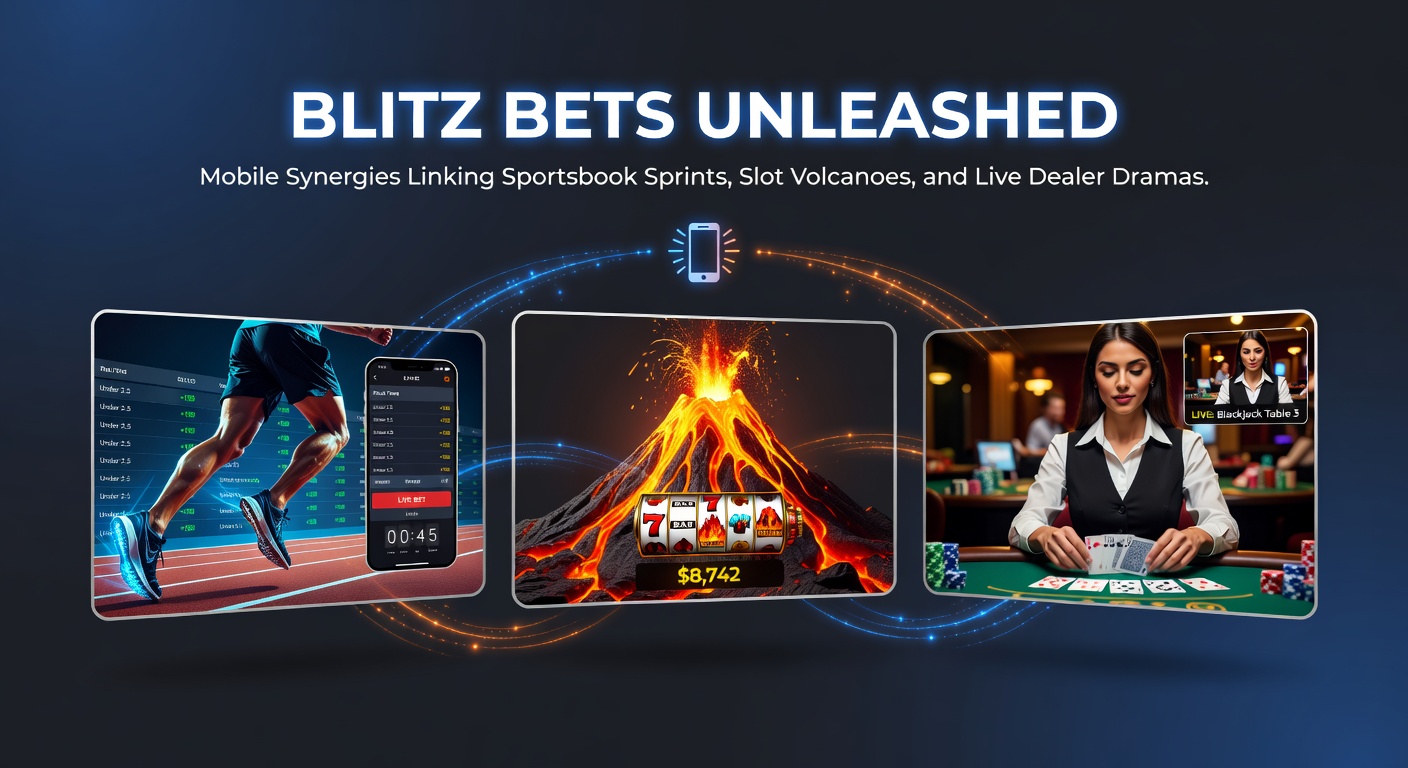 Smartphone mit Sportwetten-App, die Slots und Live-Dealer-Spiele nahtlos integriert zeigt