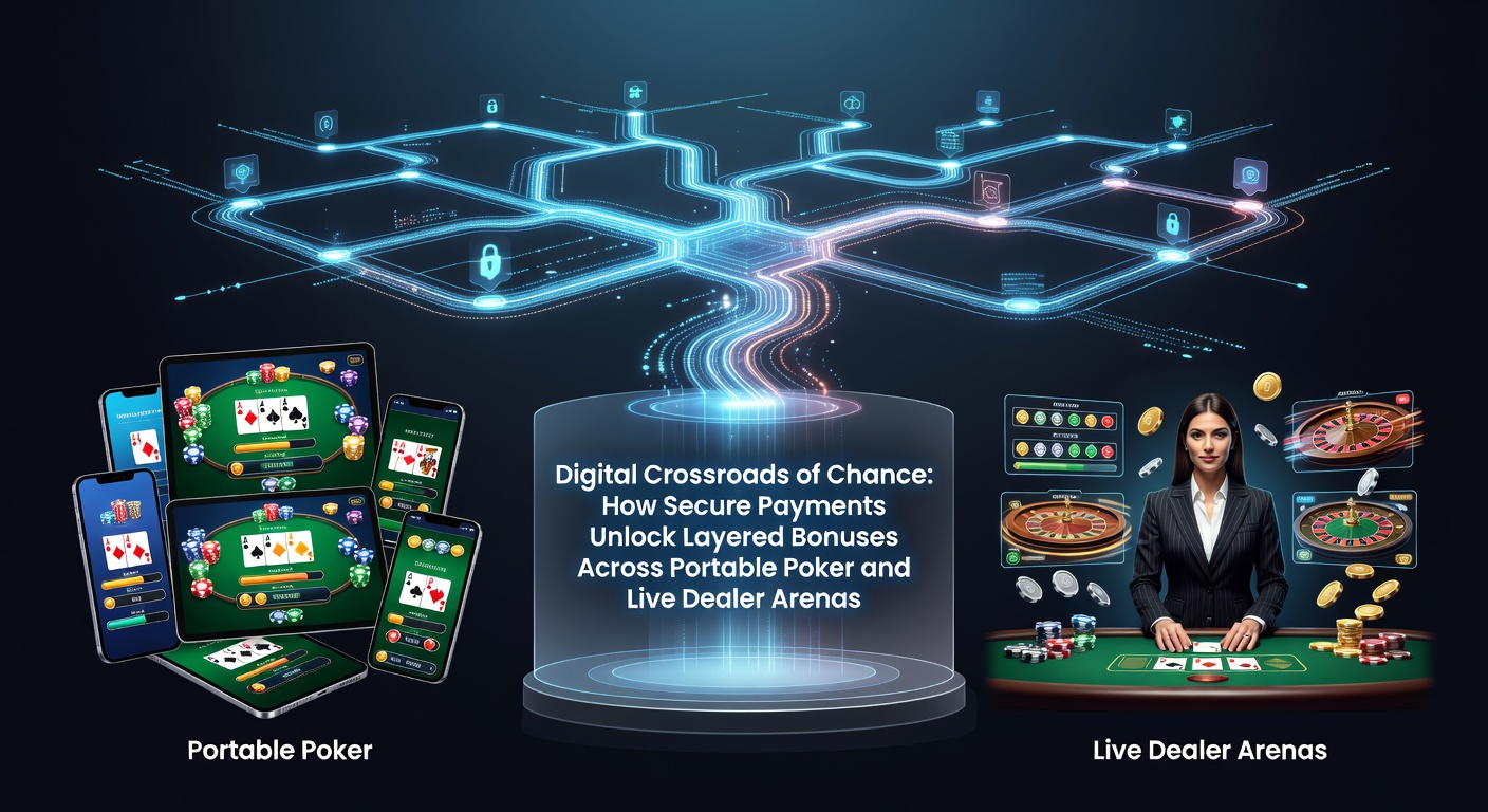 Sichere Zahlungssysteme in mobilen Poker- und Live-Dealer-Plattformen ermöglichen gestaffelte Boni