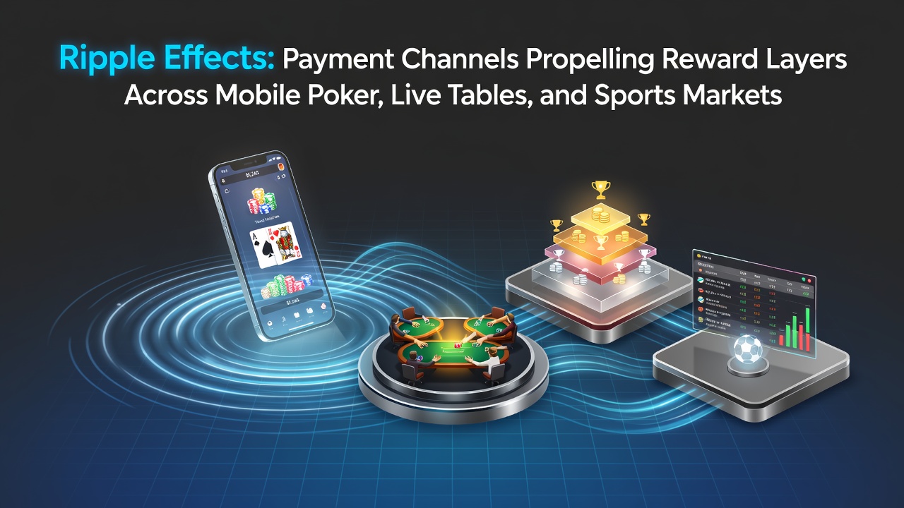 Zahlungsströme verbinden mobile Pokerplattformen mit Live-Tischen und Sportmärkten durch gestaffelte Belohnungssysteme
