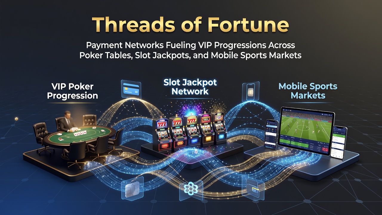 Zahlungsnetzwerke verbinden Poker-Tische, Slot-Jackpots und mobile Sportwetten mit VIP-Programmen