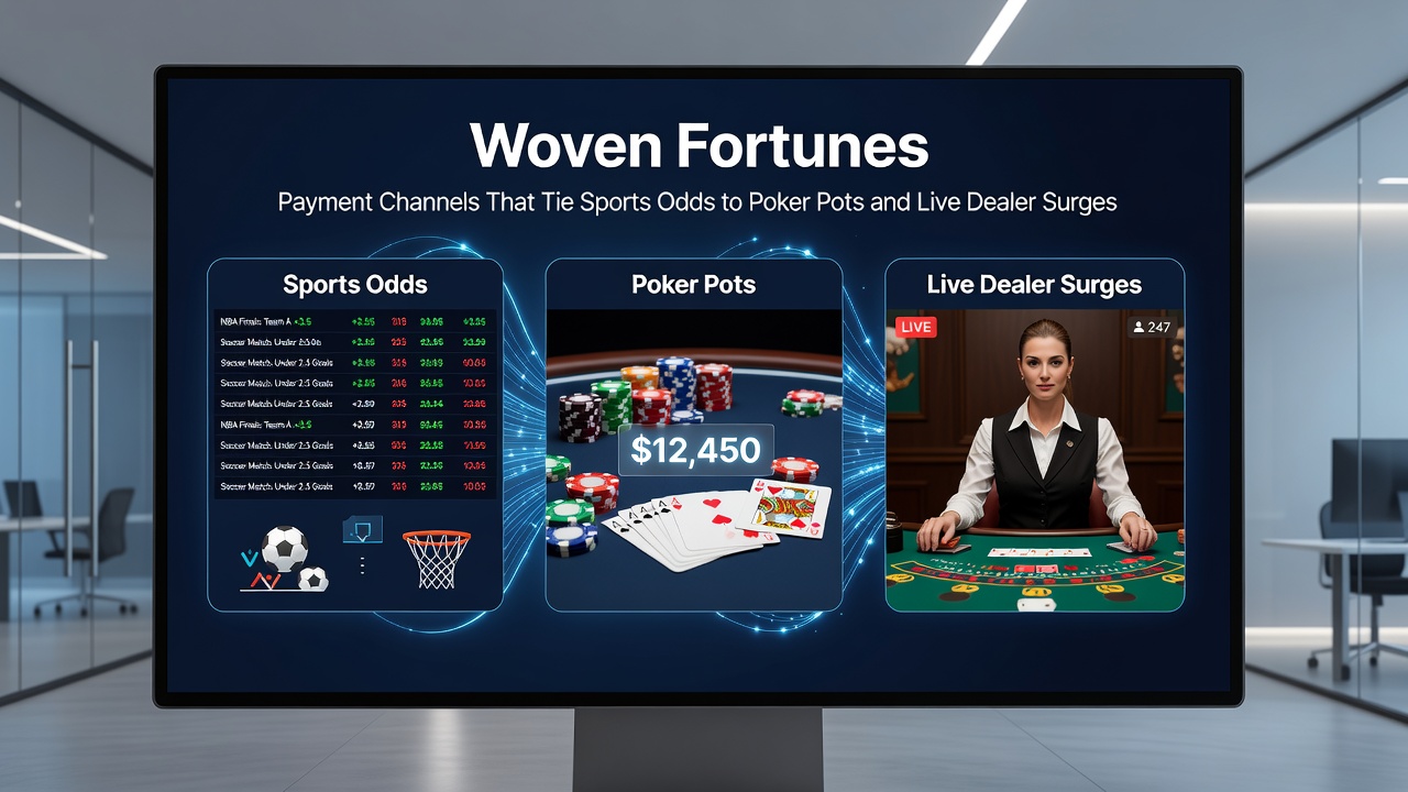 Integration von Zahlungskanälen in Sport-, Poker- und Live-Dealer-Umgebungen